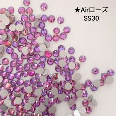 ラインストーン★Airローズ SS30　新体操の衣装に/ガラスビジュー