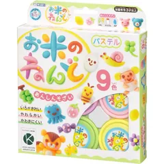 ギンポー お米のねんどパステル9色セット A-RD9PZFR あそびっこ 銀鳥産業 462-301のサムネイル