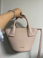 極美品 トッカ バッグ ハンド ショルダー 2WAY チャーム フラワー 