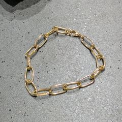 未使用級★ ete エテ チェーンブレスレット SV925 ゴールドトーン 未使用級☆ ete エテ チェーンブレスレット SV925 ゴールドトーン