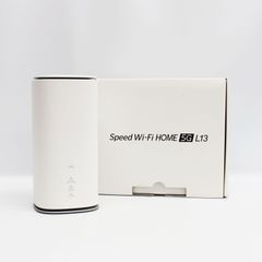 au ZTE Speed Wi-Fi HOME 5G L13 ホワイト【良品】 - メルカリ