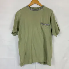 items URBAN RESEARCH アーバンリサーチ Tシャツ ネイティブ柄リブ 胸ポケット ポケットT 半袖 エスニック アウトドア アメカジ ノームコア ベーシック メンズ カーキ オリーブ M NA95のサムネイル