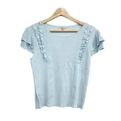 TOCCA(トッカ) 半袖カットソー サイズXS レディース美品  - ライトブルー クルーネック/ニット/フリルのサムネイル