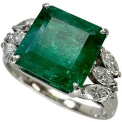 卸売事前公開 天然エメラルド 2.52ct D0.22ct リング - メルカリ