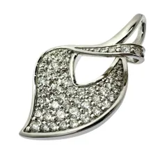 ダイヤモンド 計1.00ct ペンダントトップ K18WGホワイトゴールド 18金  5.1g レディース 【中古】【真子質店】【NN】