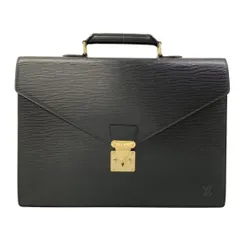 LOUIS VUITTON(ルイヴィトン) ビジネスバッグ エピ美品  セルヴィエット・アンバサダー M54412 ノワール レザーのサムネイル