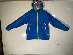 mont-bell レイントレッカーKids（プライマリーブルー）160cm クリーニング済（アウトレットB品）（M-0053）
