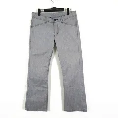メンズビギ MEN'S BIGI パンツ コットンパンツ ヘリンボーン ストレッチ M 02 グレーのサムネイル