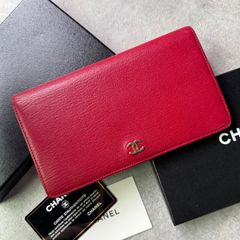 CHANEL 長財布 キャビアスキン ピンク - メルカリ