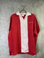 【中古】KING LOUIE ｷﾝｸﾞﾙｲ ﾎﾞｰﾘﾝｸﾞ ｼｬﾂ 半袖 ｵｰﾌﾟﾝｶﾗｰ 開襟  ﾋﾞﾝﾃｰｼﾞ ｳﾞｨﾝﾃｰｼﾞ 60S ﾚｯﾄﾞ L 33941972のサムネイル