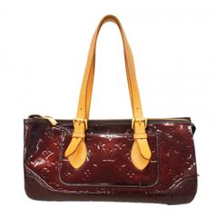 Louis Vuitton Alma Vernis 赤 モノグラム ハンドバック - メルカリ