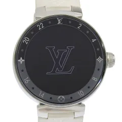 【本物保証】 希少 レア 箱・布袋・保付 超美品 ルイヴィトン LOUIS VUITTON タンブールホライゾン V2 コネクテッドウォッチ QA050 腕時計のサムネイル