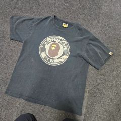 A BATHING APE ベビーマイロ マイロック ドラム Tシャツ 黒 XL - メルカリ