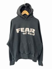 L】 FEAR OF GOD フィアオブゴッド フーディ パーカー 黒 タグ有 