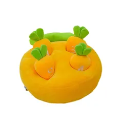 COZENTA ペット おもちゃ うさぎ 犬 にんじん 噛む おやつ隠し エサ入れ ストレス発散 ノーズワーク（にんじん) [ニンジン]のサムネイル