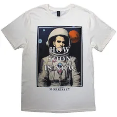 MORRISSEY　モリッシー　THE SMITH　ザ・スミス　How Soon Is Now?　半袖フォトプリントTシャツ　バンドT　GILDANボディ　オフィシャル　オフホワイト　Lサイズ【新品・正規品】【値引き交渉OK！】のサムネイル