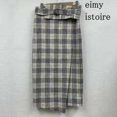 エイミーイストワール ベルト付き チェック スカート スリット入り ハイウエスト 1118521128-0 レディース M ISItems【USED】【古着】【中古】50115910のサムネイル