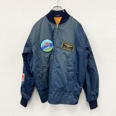 STUSSY ステューシー MA-1 ボンバージャケット ネイビー M - メルカリ
