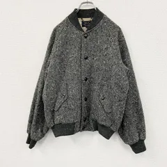 Traditional NEW YOKER　ニューヨーカー　ウールニットブルゾン　ラグランスリーブ　灰色　グレー　Lサイズ　古着【値引き交渉OK！】のサムネイル