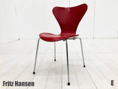 貴重な赤 フリッツ・ハンセン チェア ダイニングチェア 98年製 早い者
