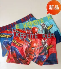 【新品・在庫処分】スパイダーマン風 ボクサーパンツ キッズ 男の子 子供用 5枚セット 下着 100 110 120