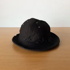 【新品/アウトレット品】デコー DECHO / (5-2SD25) (DECHO FATIGUE HAT) BLACK サイズ２ / ユニセックス 帽子 ハット バケットハット コットン 薄手 無地 シンプルのサムネイル
