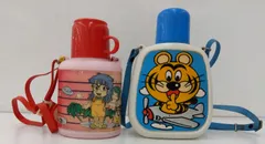 現状品】懐かしい水筒 2個セット タイガー青・Dr.スランプアラレちゃん