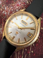 セイコー SEIKO☆アルファ☆自動巻き 裏スケルトン☆稼働品 Y675-0030 