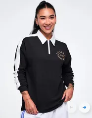 Worldwide Long Sleeve Zip Polo ズンバ 正規品 ZUMBAのサムネイル