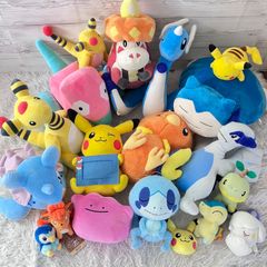 T】 ポケモン ぬいぐるみ 16個 タグ付き まとめ売り 大量 もふぐっと
