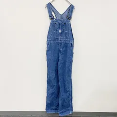 WORLD WORKES　ワールド ワークス　オーバーオール/つなぎ　インディゴ　36サイズ　古着【値引き交渉OK！】のサムネイル