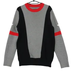 Givenchy ジバンシー スウェット 17SS スターニットワッペン トレーナー 長袖 トップス コットン混 グレー×ブラック×レッド XS メンズ 【中古】のサムネイル