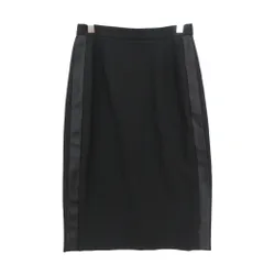 ESCADA エスカーダ スカート サイドライン タイト ボトムス ひざ丈 ハーフ 小さいサイズ ブラック 32【XXS】 レディース 【中古】のサムネイル