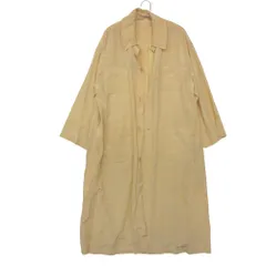 CHANEL シャネル ステンカラーコート ヴィンテージ シルク 薄手 スプリング ジャケット アウター ライトベージュ 36【M】 レディース 【中古】のサムネイル