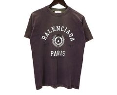 美品】BALENCIAGA 22SS カレッジロゴ Tシャツ - メルカリ