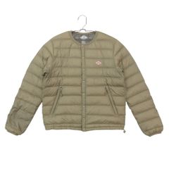 美品♪ダントン インナーダウン ノーカラー グレー サイズ36 ua6