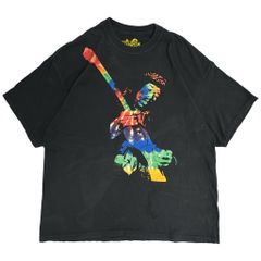 Jimi Hendrix 지미·헨드릭스 반소매 T셔츠 큰 사이즈 뮤지션 블랙(맨즈 XXL) 중고 헌 옷 Y3076