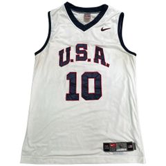NIKE 나이키 Kobe Bryant 코비·브라이언트 미국 대표 게임 셔츠 유니폼 프로 팀 농구(맨즈 L) 중고 헌 옷 Y3085