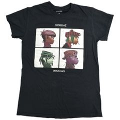 Gorillaz 고릴라즈 T셔츠 밴드 블랙(맨즈 S) 중고 헌 옷 Y3112