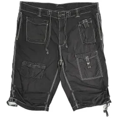 Sean John ショーンジョン カーゴショートパンツ ブラック(メンズ W38)中古 古着 Y3136のサムネイル