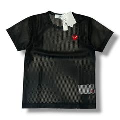 試着のみ S PLAY COMME des GARCONS メッシュTシャツ - メルカリ