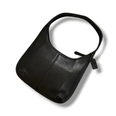 美品 COACH コーチ エルゴ ワンショルダーバッグ ホーボー レザー ブラック オールドコーチ archive Y2K