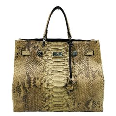 DIVINA PELLE リアルパイソン トートバッグ ダイヤモンドパイソン 