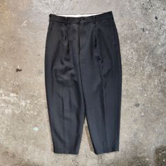 ANCELLM / BELTED WOOL SLACKS 26SS - メルカリ