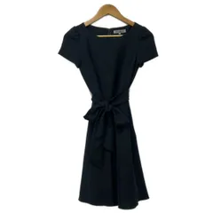 M-PREMIER(エムプルミエ) ワンピース サイズ34 S レディース美品  - 黒 クルーネック/半袖/ひざ丈のサムネイル