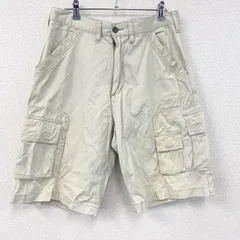 Carvin Klein Jeans　カルバンクラインジーンズ　ハーフカーゴパンツ/ショートパンツ　白　ホワイト　32サイズ　古着【値引き交渉OK！】