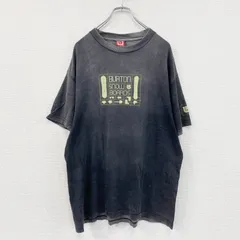 Burton　バートン　半袖プリントTシャツ　フェード　黒　ブラック　古着【値引き交渉OK！】のサムネイル