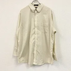 croft&barrow　長袖シャツ　クリーム色　17サイズ　古着【値引き交渉OK！】