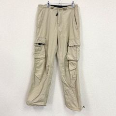 GAP カーゴパンツ ベージュ ナイロン混 ミリタリー 多ポケット Y2K 
