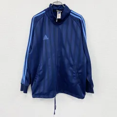 adidas　アディダス　トラックジャケット/ジャージ　紺　ネイビー　Oサイズ　古着【値引き交渉OK！】